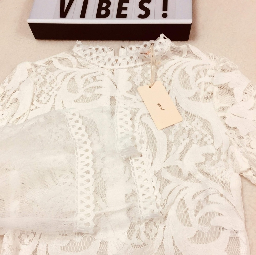 Lace crop top